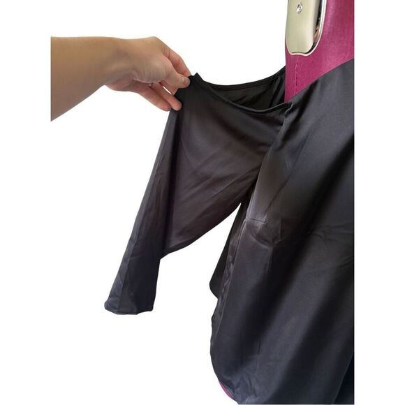 NEW Eloquii Halter Cross Neck Top size 26 Black Blouse - Picture 7 of 12